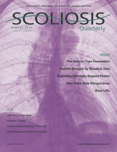 Scoliosis Quarterly Winter 2015, features Scolio-Pilates