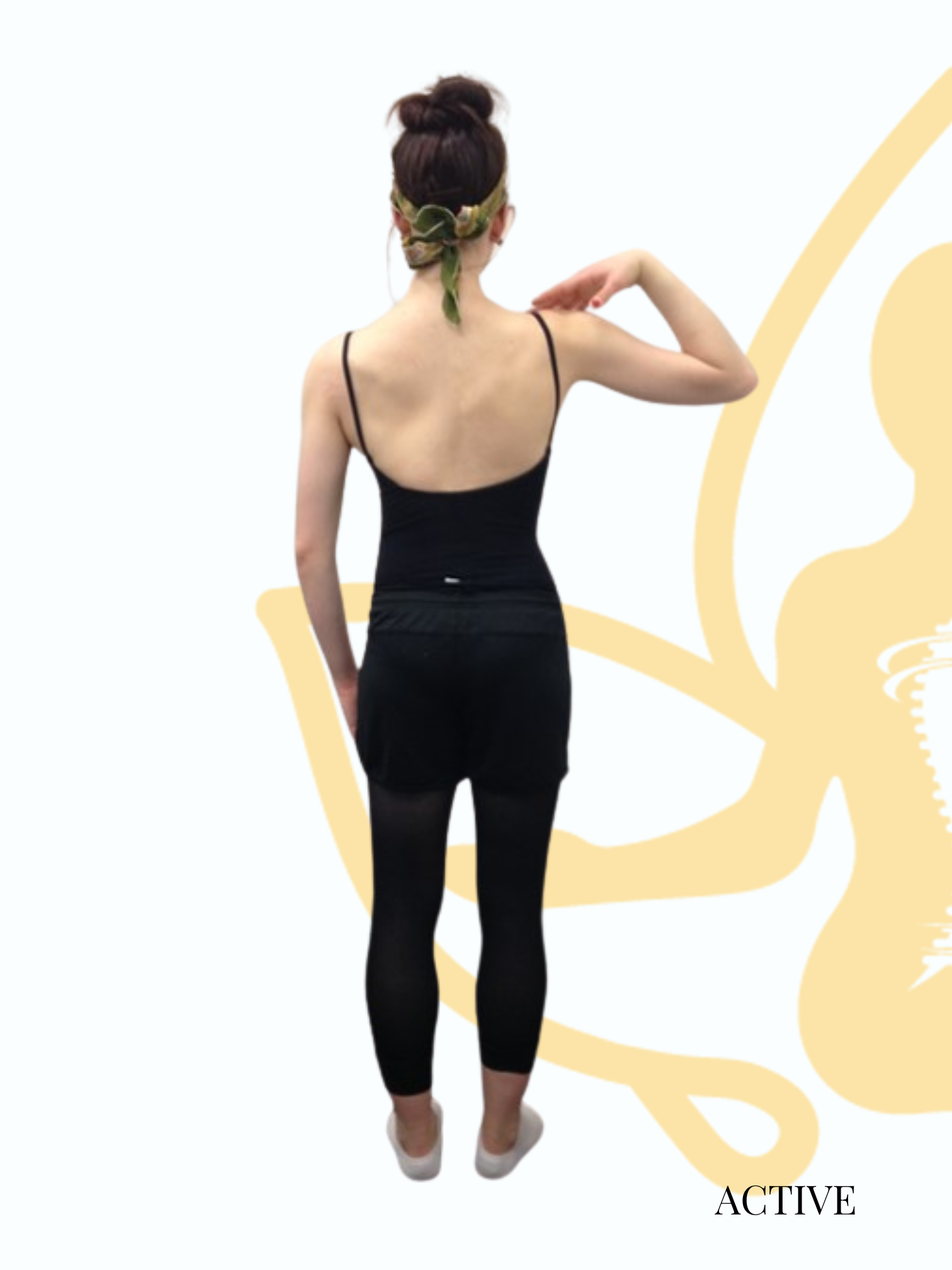 Before and after posture change with Scolio-Pilates