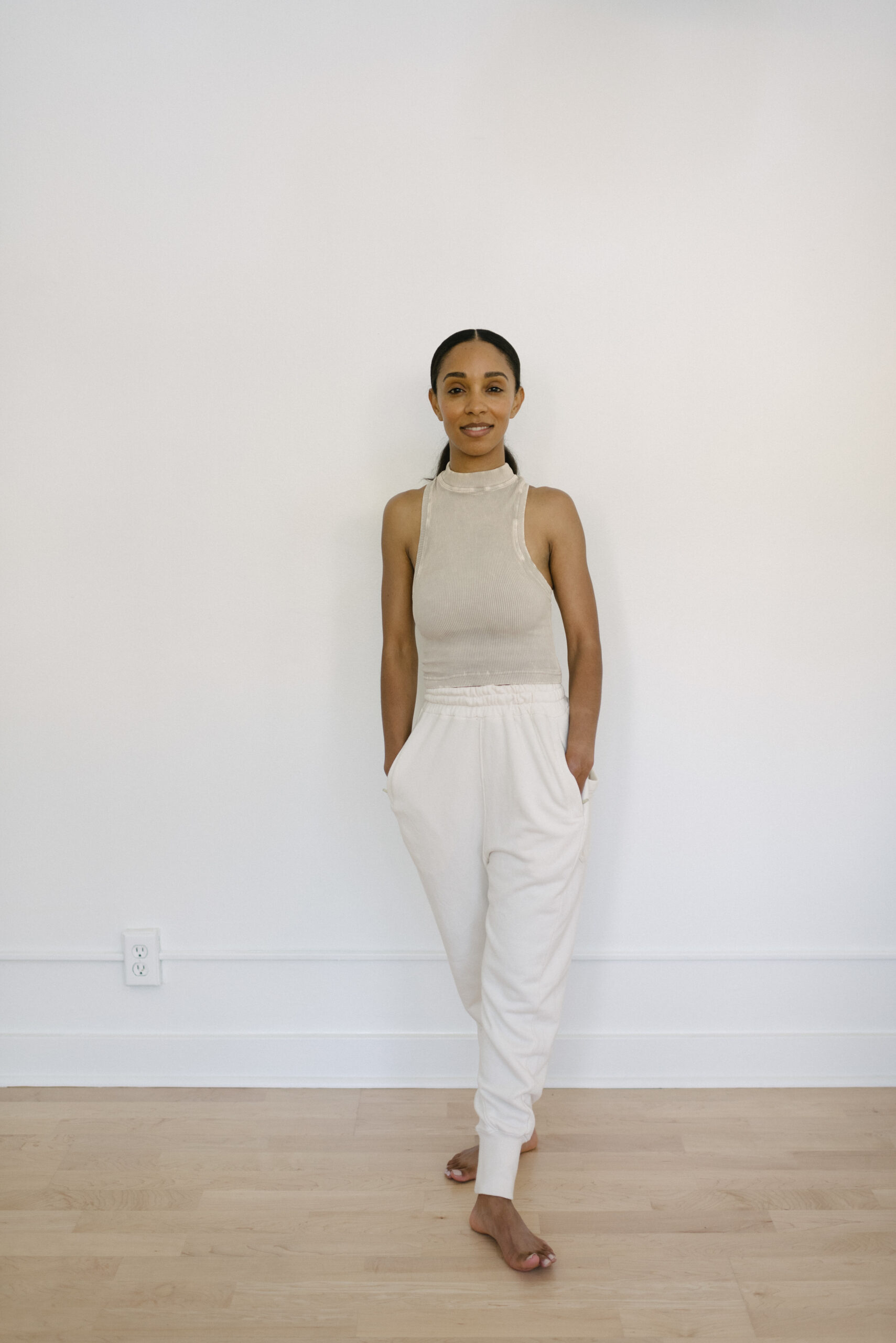 Amber Keyes, Authorized Scolio-Pilates practitioner in Berkeley, California, standing in a professional portrait