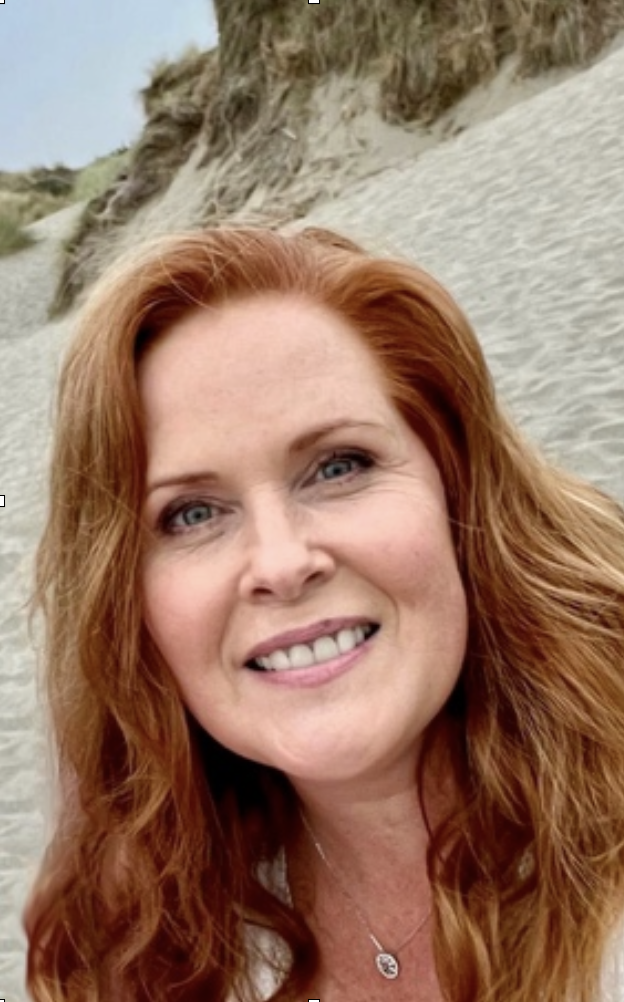 Amy Joy Davis, Authorized Scolio-Pilates practitioner in Rohnert Park, California, smiling outdoors