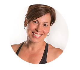 Fil Gosling, Authorized Scolio-Pilates practitioner in Melbourne, Australia, smiling in a circular portrait