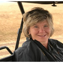 Mary Lou Bacik, Authorized Scolio-Pilates practitioner in Okatie, South Carolina, smiling outdoors